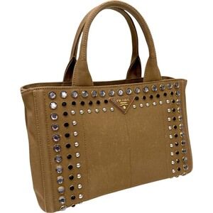 Prada Canapa Beige Handbag